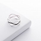 Срібний перстень "Геометрія" з емаллю 112084 от ювелирного магазина Оникс