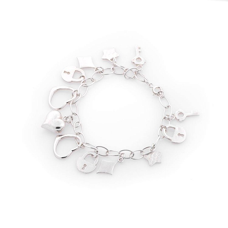 Серебряный браслет 14351 от ювелирного магазина Оникс