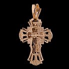 Срібний православний хрест з розп'яттям 132505 от ювелирного магазина Оникс - 1