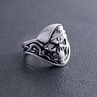 ﻿Мужское серебряное кольцо "Череп" 282 от ювелирного магазина Оникс