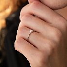 Помолвочное золотое кольцо с бриллиантом 228001121 от ювелирного магазина Оникс - 5