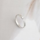Золотое помолвочное кольцо "Сердечки" (фианиты) к05984 от ювелирного магазина Оникс - 5