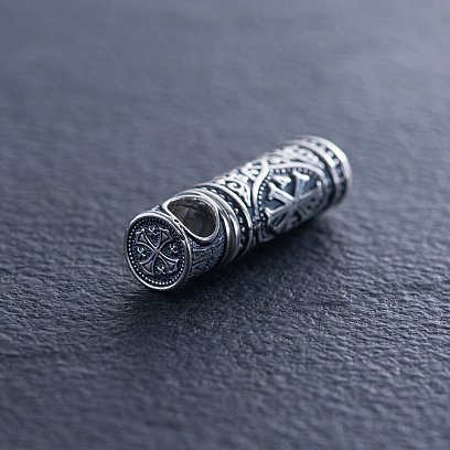 Серебряный кулон - мощевик 133087 №4