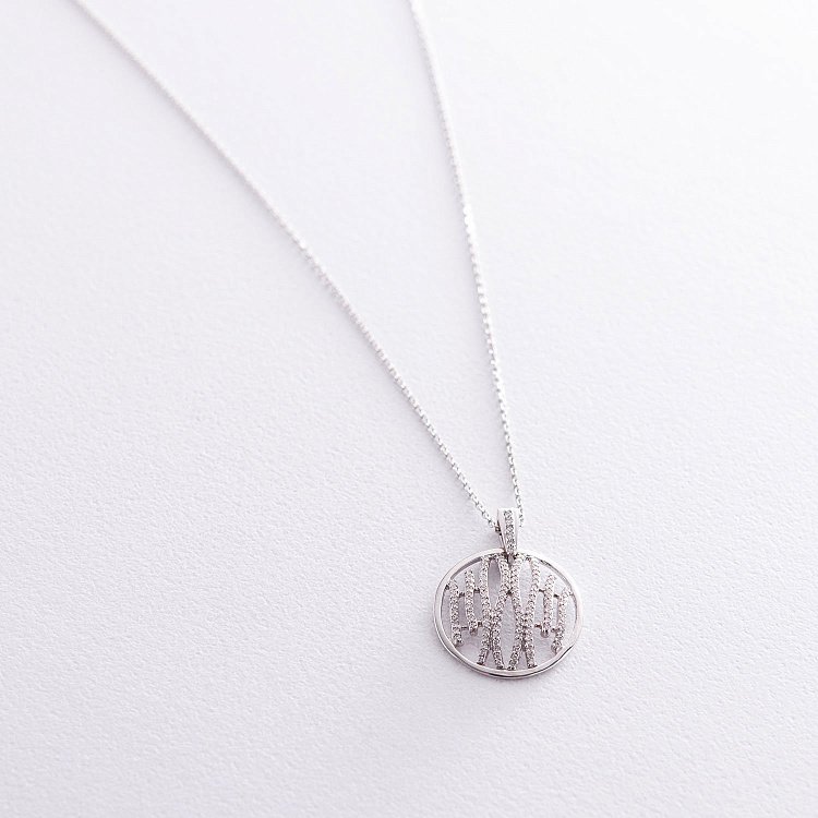 Золоте кольє з діамантами колм0602 від ювелірного магазину Онікс