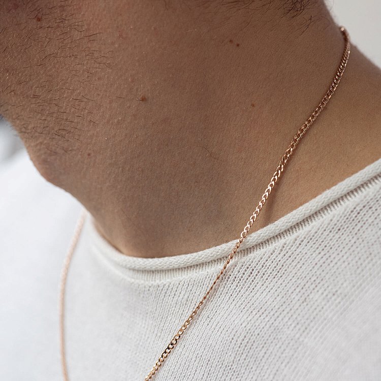 Золотая цепочка плетение панцирное (2.5 мм) ц00191-2,5 от ювелирного магазина Оникс - 1