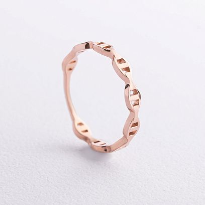 Кольцо "Helen" в красном золоте mini к08430 №2