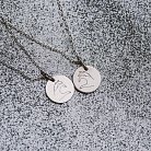 Парные серебряные кулоны "Символ нашей любви" 132724пара от ювелирного магазина Оникс - 2