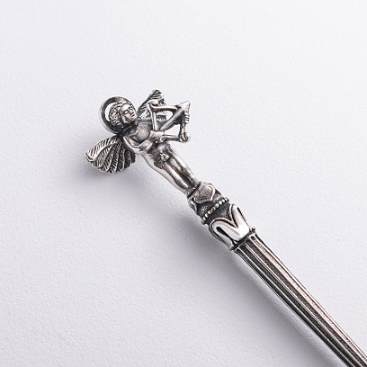 Серебряная ложка с ангелочком 24020 №3