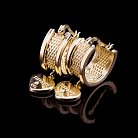 Ексклюзивні золоті сережки с03587 от ювелирного магазина Оникс