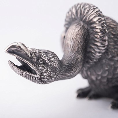 Серебряная солонка ручной работы "Гриф" сер00008 №2