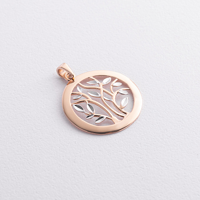 Золотая подвеска "Древо жизни" п03144