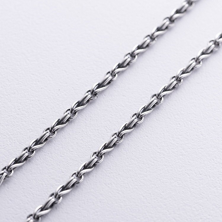 Мужская серебряная цепочка "Бесконечность" 15157 от ювелирного магазина Оникс - 2