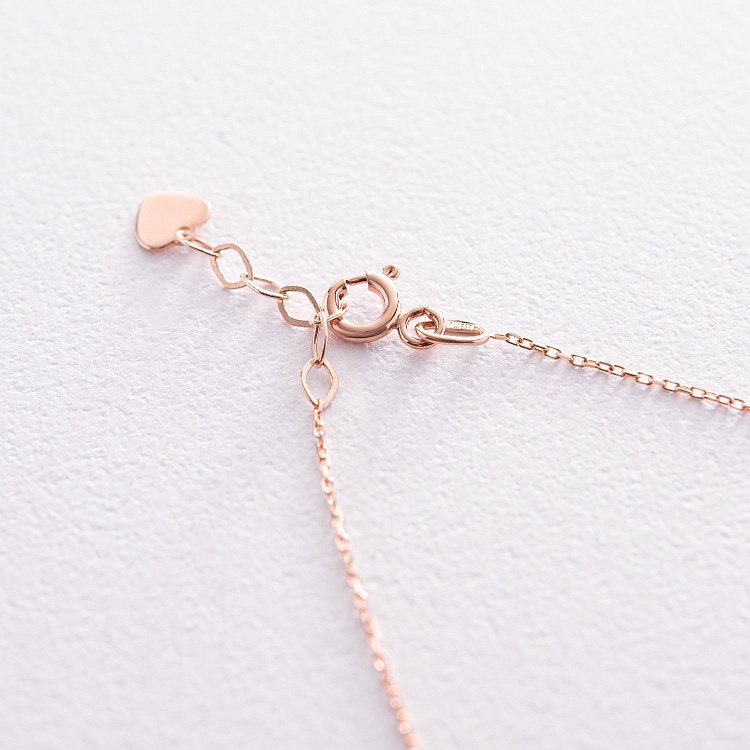 Браслет "Сердечко" у червоному золоті б05181 від ювелірного магазину Онікс - 5