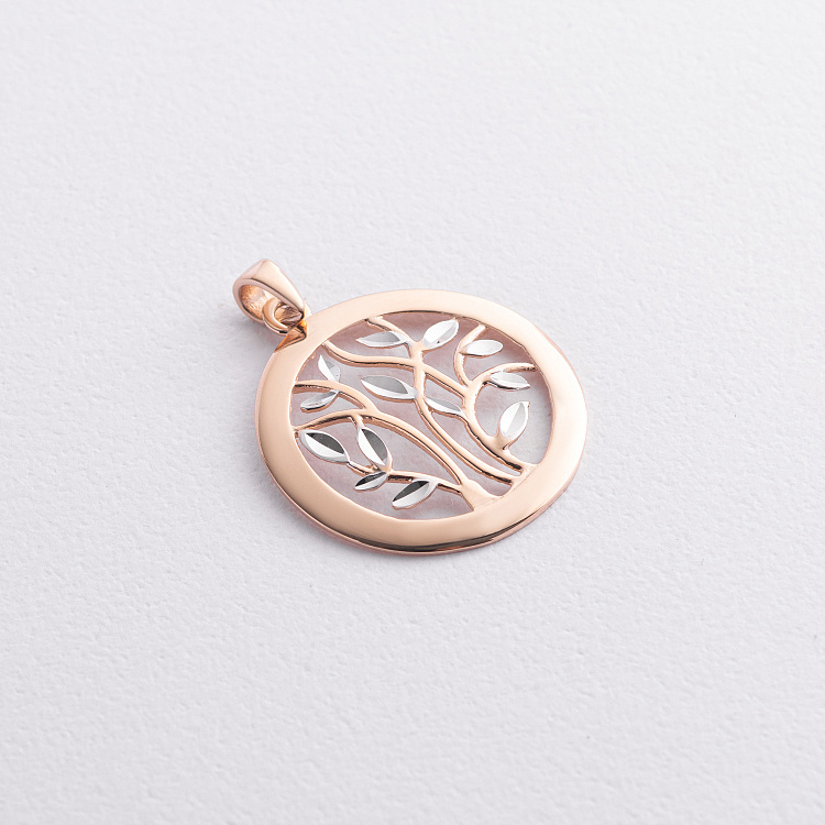 Золотая подвеска "Древо жизни" п03144 от ювелирного магазина Оникс