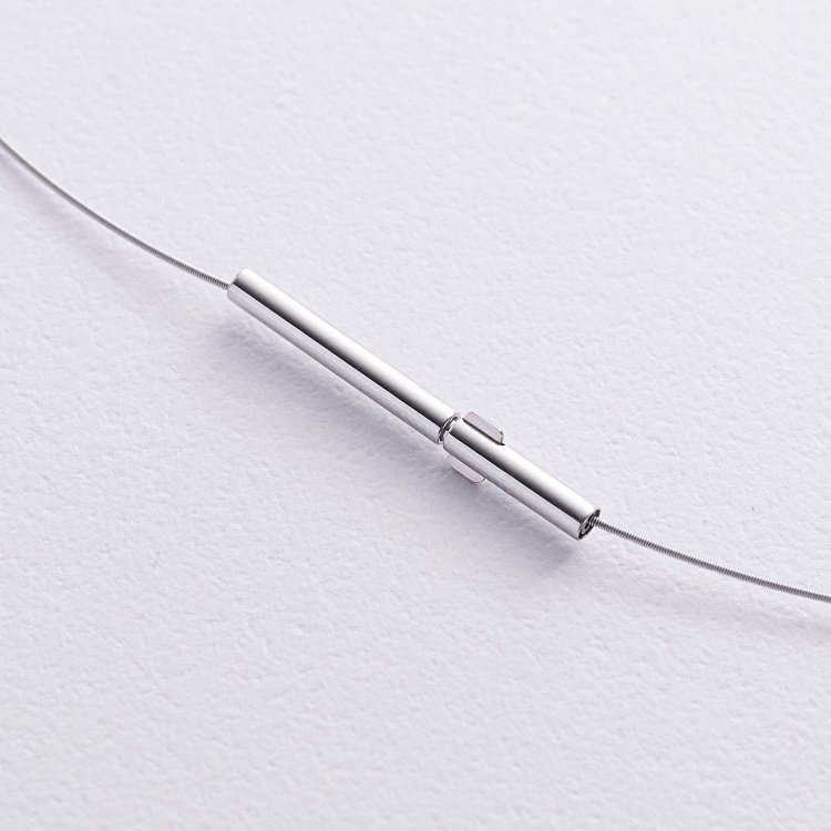 Серебряное колье "Струна" 181317 от ювелирного магазина Оникс - 2