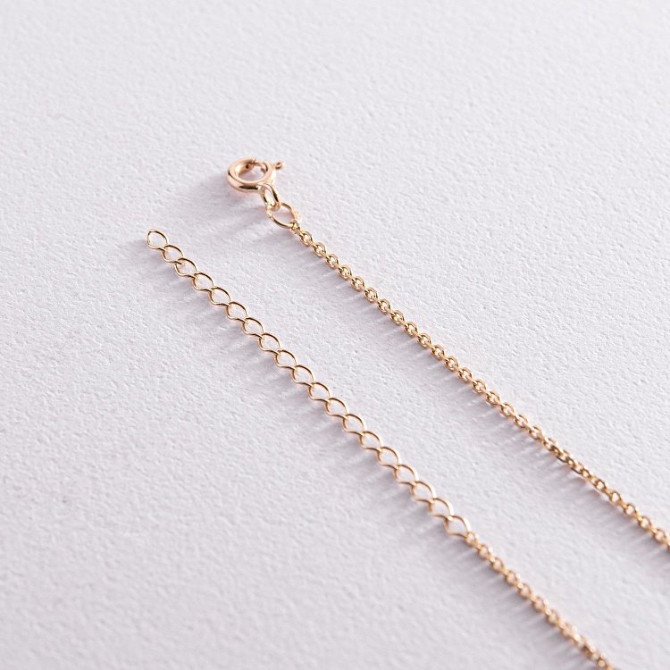 Колье "Булавка" в желтом золоте кол02254 от ювелирного магазина Оникс - 9