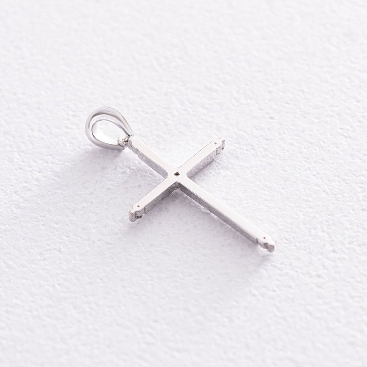 Золотой крестик с бриллиантами пб0258di от ювелирного магазина Оникс - 2