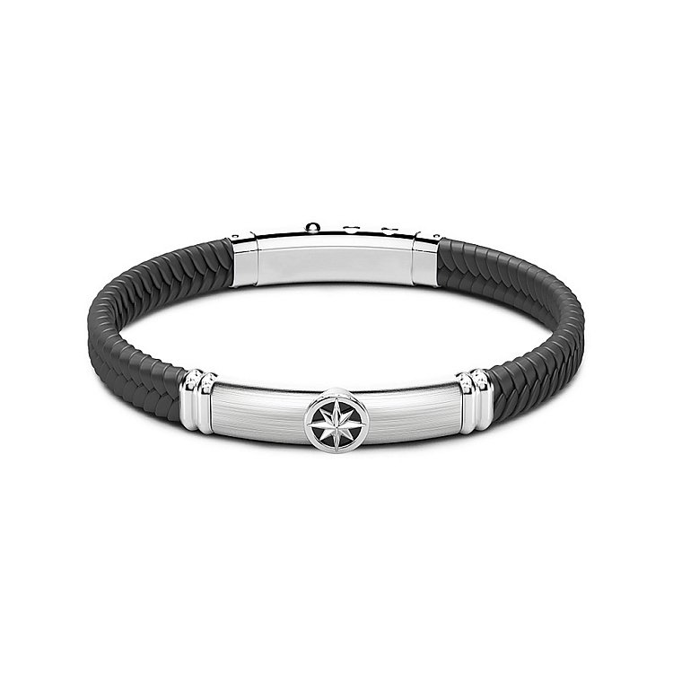 Чоловічий браслет "Роза вітрів" ZANCAN EXB934-TI від ювелірного магазину Онікс