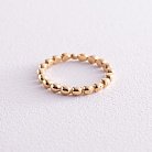 Кольцо "Шарики" в желтом золоте к07095ж от ювелирного магазина Оникс - 5