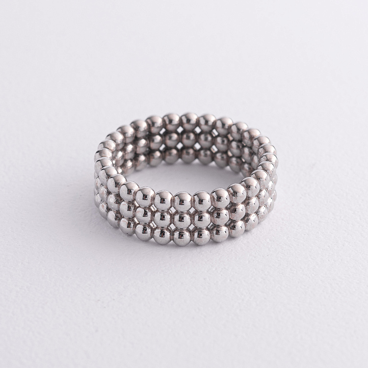 Кольцо "Рейчел" с шариками (серебро) 7466 от ювелирного магазина Оникс - 1