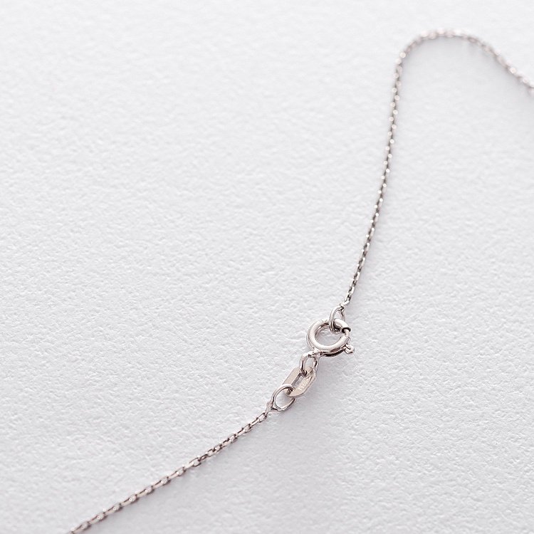 Серебряное колье (аметист) 18829 от ювелирного магазина Оникс - 2