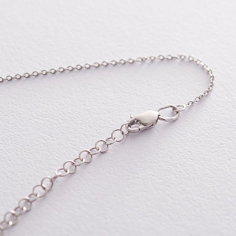 Серебряное колье "Символ" с гравировкой (тройное) 18980 от ювелирного магазина Оникс - 4