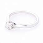 Золотое помолвочное кольцо (бриллиант) кб0204lg от ювелирного магазина Оникс - 1
