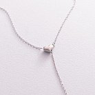 Серебряное колье - галстук "Сердечки" 181190 от ювелирного магазина Оникс - 4