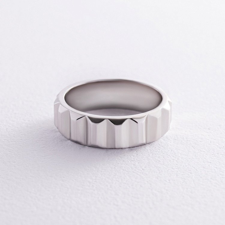 Каблучка "Frederika" у білому золоті к07519 від ювелірного магазину Онікс - 7