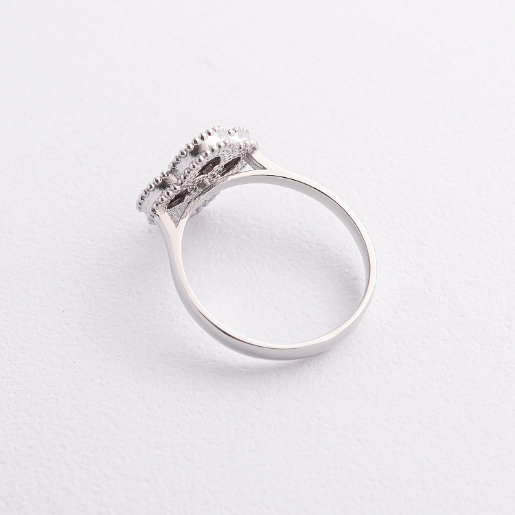 Срібна каблучка "Конюшина" 112832 від ювелірного магазину Онікс - 2