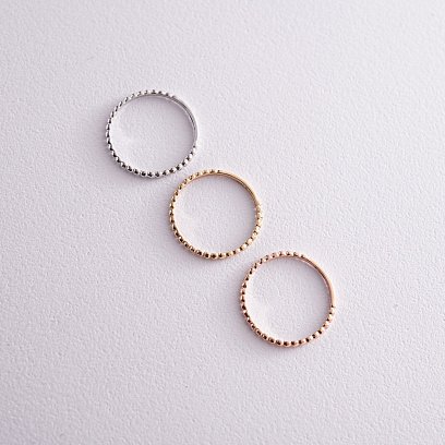 Каблучка в білому золоті к06630 №23