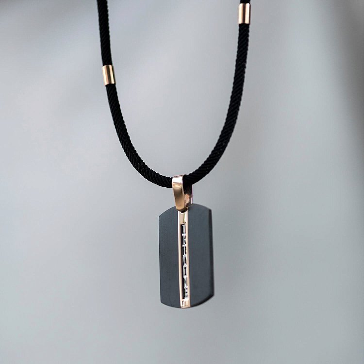 Золотой жетон "Ukraine" (цирконий) 503-00001/1 от ювелирного магазина Оникс - 3