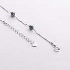 Серебряный браслет с жемчугом 141909 от ювелирного магазина Оникс - 2