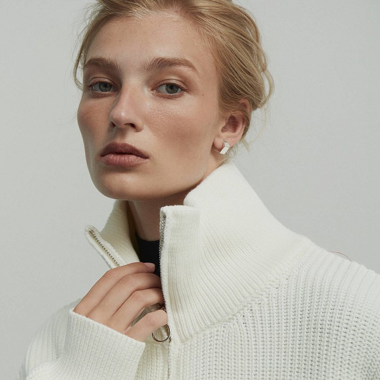 Серьги "Риск" в серебре 122783 от ювелирного магазина Оникс - 2