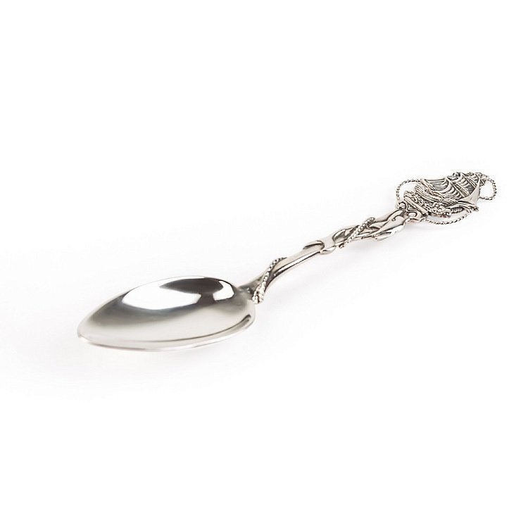 Детская ложка "Кораблик" 73013 от ювелирного магазина Оникс