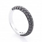 Золотий перстень з чорними діамантами кб0245sth от ювелирного магазина Оникс