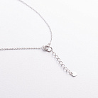 Срібне кольє "Крапелька" 908-01302 от ювелирного магазина Оникс - 3