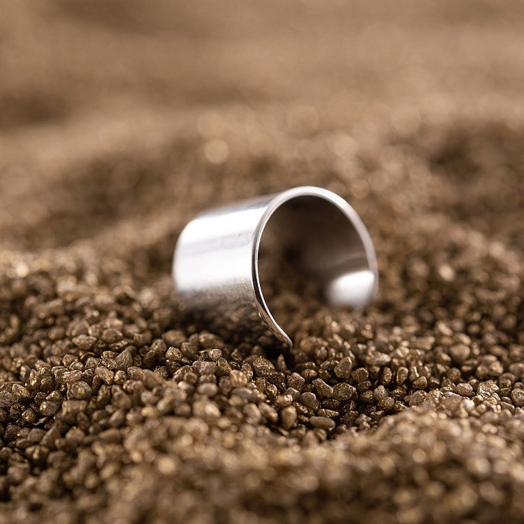 Серебряная серьга - каффа 123192 от ювелирного магазина Оникс - 17