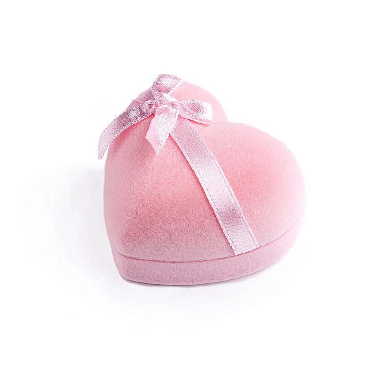 Футляр для прикрас "Сердечко" сф3055рибб52 - 1 Футляр для прикрас "Сердечко" сф3055рибб52 від ювелірного магазину Онікс - 1