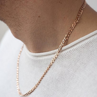 Золотая цепочка плетение панцирное (5.0 мм) ц00191-5.0 №4