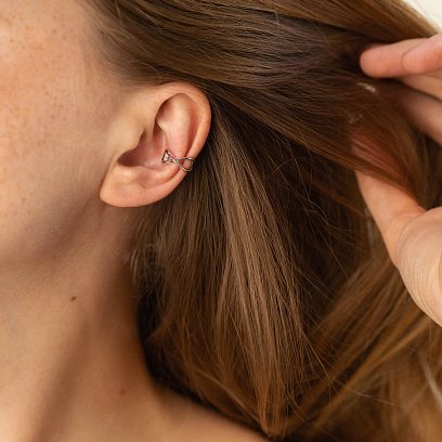 Каффа "Лея" в белом золоте с07758 №2