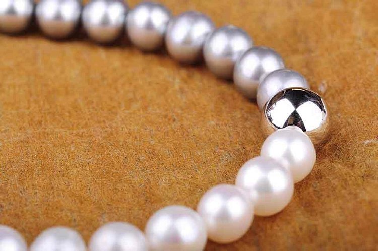 Колье (культивированный морской жемчуг,золото 585") кол00478 от ювелирного магазина Оникс - 2