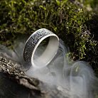 Серебряное текстурное кольцо 7016 от ювелирного магазина Оникс - 4