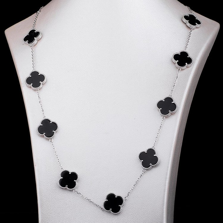 Кольє "Конюшина" (онікс) 18172 від ювелірного магазину Онікс - 1