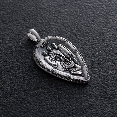 Серебряный кулон "Київ. Брати Кий, Щек, Хорив та їхня сестра Либідь" 133217 №3