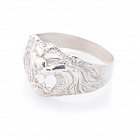 Серебряное кольцо "Лев" 11298 от ювелирного магазина Оникс - 2