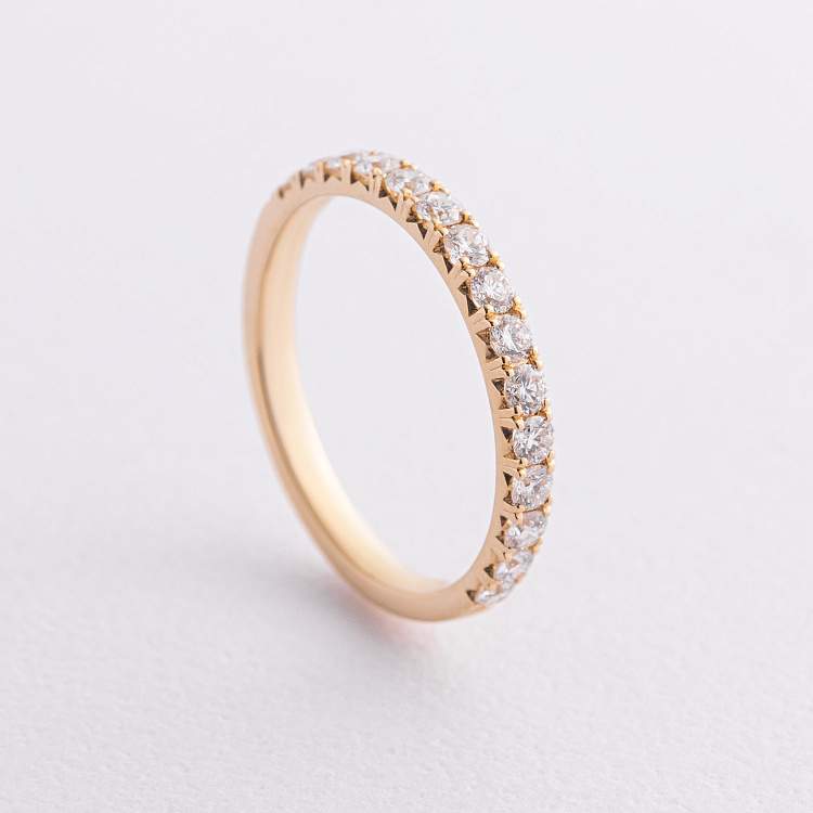 Золотое кольцо с бриллиантами кб0594ri от ювелирного магазина Оникс