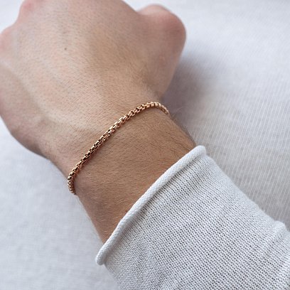 Чоловічий золотий браслет б04694-3,5 №2