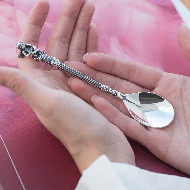 Чайная ложка Ангелочек 24010 от ювелирного магазина Оникс - 1