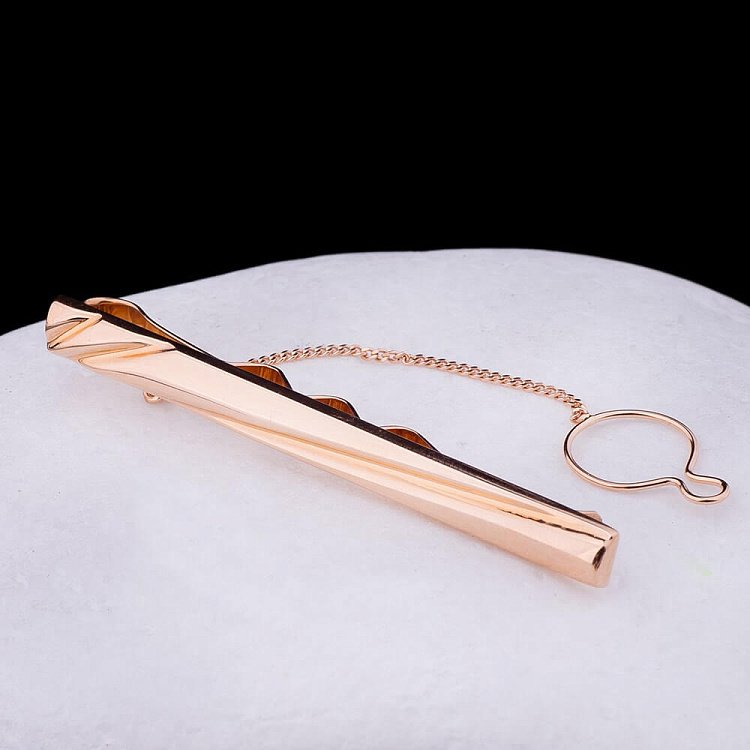 Затиск для краватки з візерунком заж00007к - 2 Затиск для краватки з візерунком заж00007к від ювелірного магазину Онікс - 2